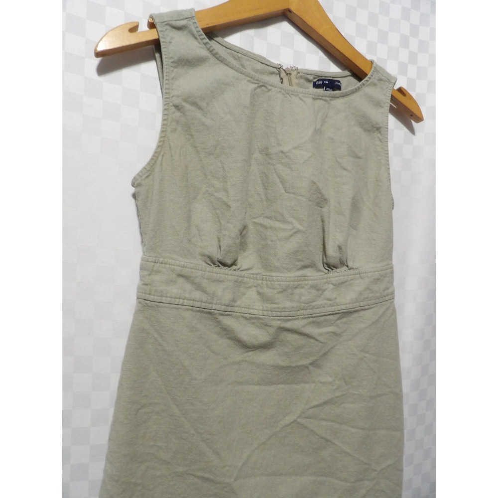VINTAGE Gap Linen Mini Dress | 4 - Picture 2 of 6